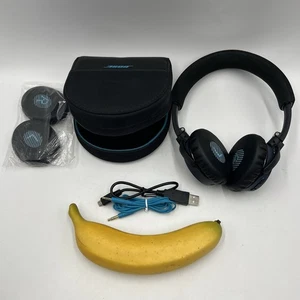 Bose SoundLink On Ear Bluetooth Wireless Kopfhörer mit Hülle Schwarz/Blau BH1 BONUS - Bild 1 von 16