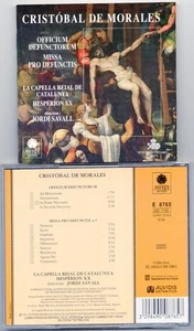 Cristobal de Morales - Officium Defunctorum/Missa (Requiem), Jordi Savall Astree - Bild 1 von 1
