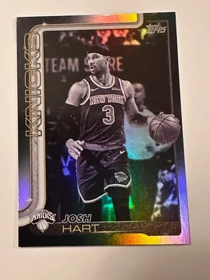 2025-26 TOPPS NBA TARGET BLACKOUT PARALLEL FLAGSHIP JOSH HART #16 - image 1 of 2