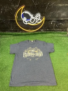 Camiseta para hombre Gildan Puerto Rico gris jaspeado talla grande logotipo de rana vacaciones - Imagen 1 de 5