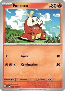 Pokemon Scarlet & Violet Promo Fuecoco 036/198 Mirage Holo Card - Picture 1 of 1