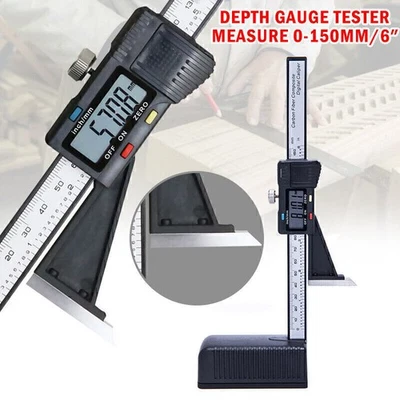 Höhenreisser Messgerät Höhenmessgerät 0-150mm Tester Höhenanreisser LCD Digital. - Bild 1 von 4