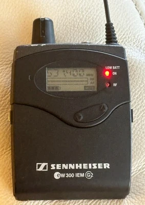 Sennheiser EK300 IEM G2 In Ear Monitor Bodypack Receiver  500 MHz Range EW300IEM - Image 1 of 4