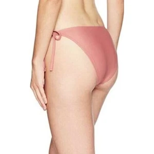 Traje de baño Mae para mujer Lara encaje corbata lateral parte inferior de bikini bronce medio - Imagen 1 de 6
