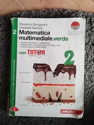 matematica multimediale verde 2 tutor = bergamini/barozzi 8808937429 - Immagine 1 di 2