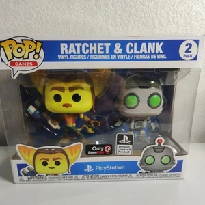 Playstation Ratchet & Clank GameStop Exclusive Funko Pop! 2 Pack - New - Picture 1 of 7