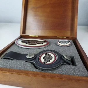 Juego de hebilla de cinturón Harley Davidson de colección 95 aniversario #1793 de 5000 limitado en caja - Imagen 1 de 10