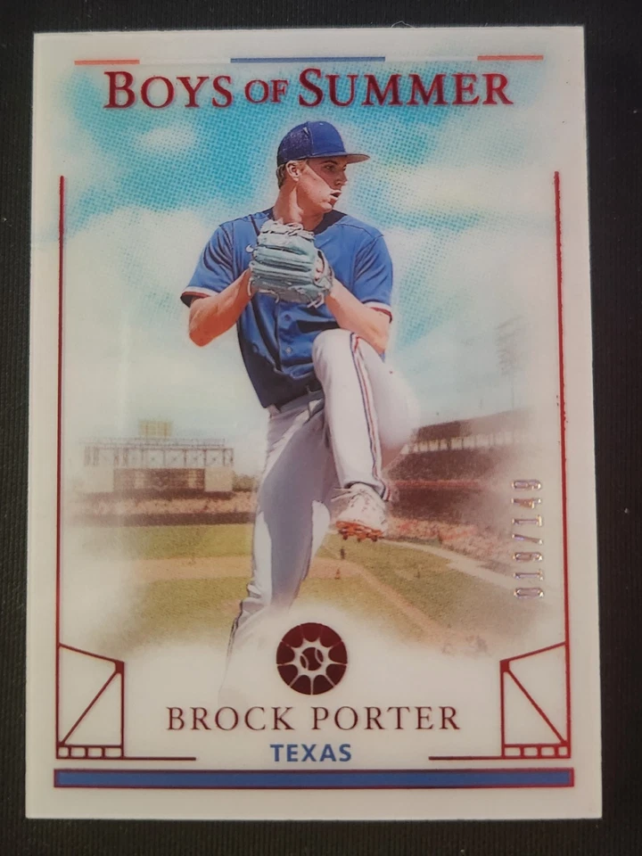 2024 Panini Boys of Summer Red /149 Brock Porter #31 - Image 1 of 2