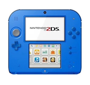 Nintendo 2DS Electric Blue With Mario Kart 7 Handheld Very Good 7E - Picture 1 of 3