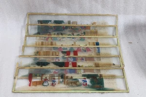 Vintage viktorianische magische Laterne Glasschieber französisches Lot Rotkäppchen BA - Bild 1 von 7