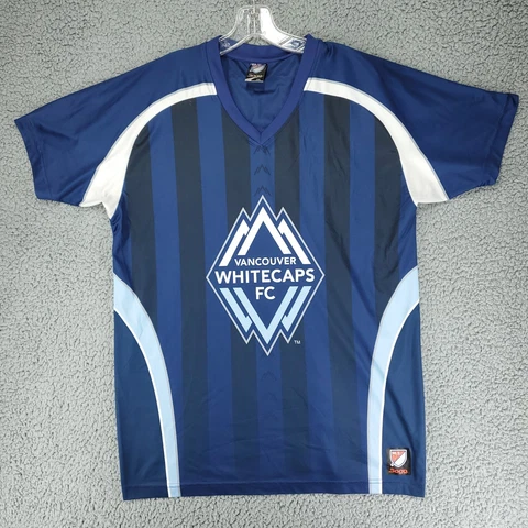 Vancouver Whitecaps FC MLS Soccer Jersey Mens L Sogo Sports Cover