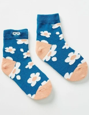 Calcetines Margarita Niñas M 4-8 Crew Corte Bajo Cuarto Niños ~ Anthropologie Regalo Pascua Foto 1 de 2