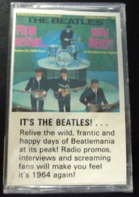 The Beatles From Britain with Beat Cassette Tape Brand New Sealed 1989 - Image 1 of 2