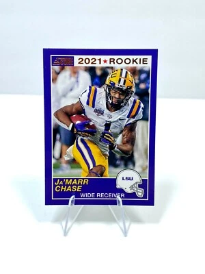 2021 Panini Chronicles Score Ja’Marr Chase RC # 62 Parallel Bengals BRONZE FOIL - Image 1 of 3