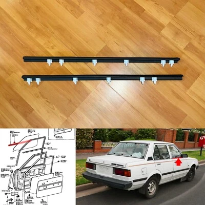 para Toyota Corolla KE70 TE71 AE71 4D sedán cinturón puerta delantera sello resistente a la intemperie Foto 1 de 4
