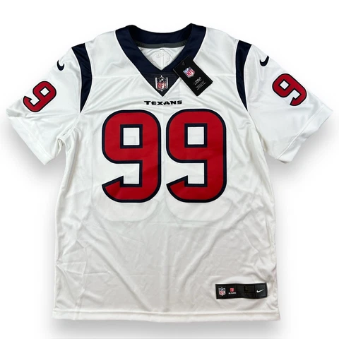 Nike Houston Texans JJ Watt #99 Jersey Size L White Stitched $150 MSRP 32NM-HTLR Cover