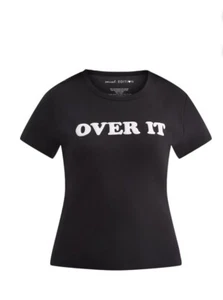 Cactus and Pearl Women's Size S (4-6) Over It Short Sleeve Graphic T-Shirt! - Picture 1 of 4