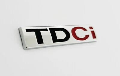 New TDCI Boot Chrome Badge For Fiesta, Focus, C-Max, Mondeo, S-Max, Galaxy