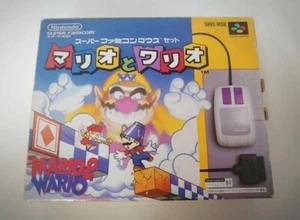 MARIO WARIO MOUSE SET NINTENDOSUPER FAMICON SFC SNES From Japan - Picture 1 of 5
