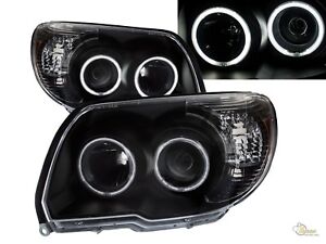 Black Dual G3 Super Bright Halo Projector Headlights For 06-09 Toyota 4Runner