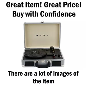 NEW, Bush KTS-601 Classic Turntable Retro Portable Case Record Amplifier Player - Picture 1 of 24