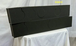 Savage Seamless Paper Storage Clips, Styrofoam, Black, 2 sets, Self-Adhesive NEW - Picture 1 of 4