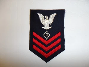 c0154s WW 2 USN Navy Rate P Photographer's Mate 1st Class Blue single R17G - Picture 1 of 3