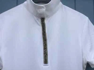 Turniershirt "Silver Stream" weiß gr L - Bild 1 von 3