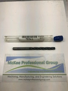 Garr Tool 3 Flute Solid Carbide .154" Diameter Drill - #23 1100H G01488001 - Picture 1 of 5