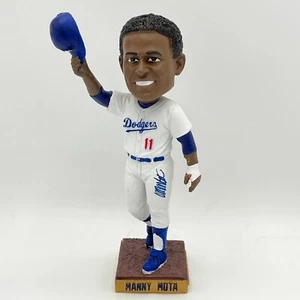 MANNY MOTA SIGNED LOS ANGELES DODGERS SGA BOBBLEHEAD BAS ITP - Picture 1 of 4