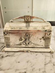 Antique Big German WMF silver plated Jewelry Casket / Box - Picture 1 of 9