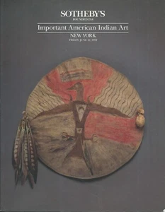 SOTHEBY'S American Indian Plains Art Navajo Hopi Tlingit Eskimo Catalog 1992 - Picture 1 of 1