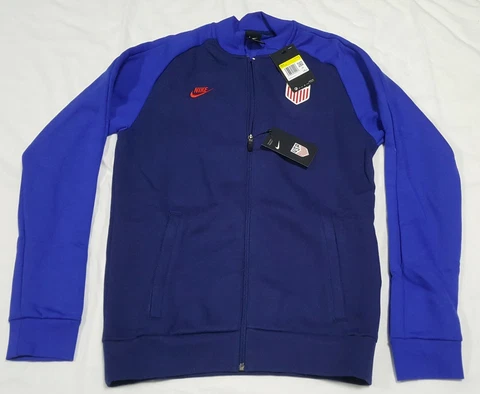 Nike Mens Full Zip Soccer  Jacket Blue USA Football Soccer   CI8452-421 SZ Small Cover