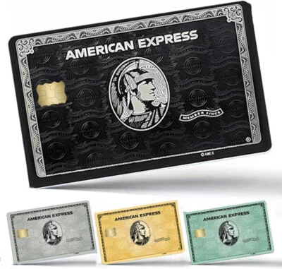 Credit Card Stickers, American Express for Credit Card Skin, Personalized (4pcs) - Image 1 of 4