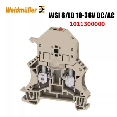 50pcs Weidmuller Fast Wiring Fuse Terminal 1011300000-WSI 6/LD10-36VDC/AC 6mm - Image 1 of 3