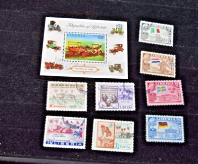 LIBERIA 1973 AUTO M/S SC199+ 1958  VISIT S368-69/C115+HOSPITAL S364-367  CTO - Image 1 of 4