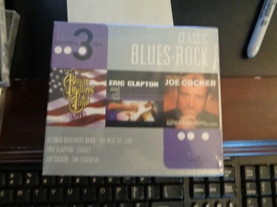 Classic Blues Rock 3 CD  Joe Cocker Allman Bros Eric Clapton NEW SEALED - Image 1 of 3