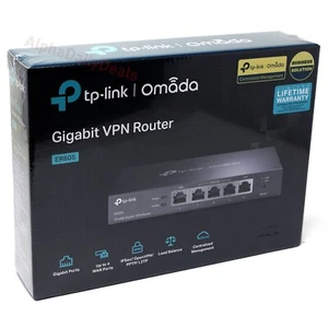 NEW TP-Link ER605 Omada Gigabit Multi-WAN VPN Router TL-R605 - Picture 1 of 3