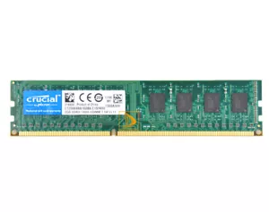 Crucial 2 GB DDR3 RAM PC3-12800 1600MHZ 240PIN NON-ECC UDIMM Desktop Memory CL11 - Picture 1 of 6