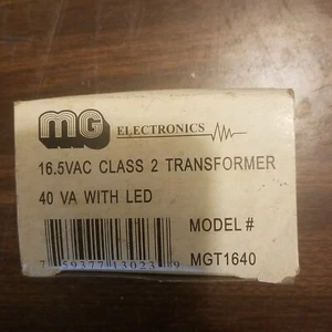MG Electronics MGT1640 16,5VAC 40VA Trasformatore spina classe 2 - Foto 1 di 5