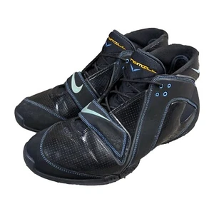 Scarpe da basket Nike Air Flight Windmill 2007 da uomo taglia 12 nere sneakers usate in ottime condizioni - Foto 1 di 17
