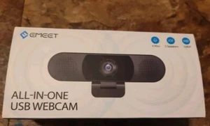 1080P Conference Webcam EMEET C980 Pro 3 in 1 USB Camera W/Microphone Speakers - Photo 1/2