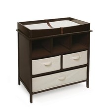 badger basket modern baby changing table