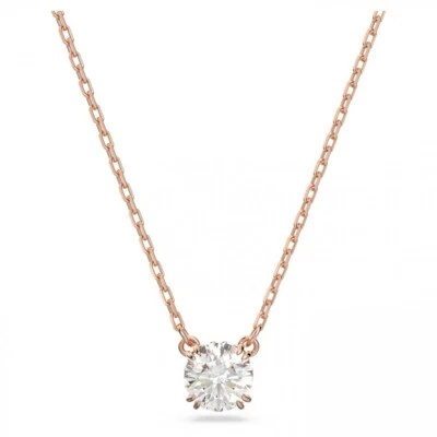 Colgante Swarovski Constella talla redonda blancos baño oro rosa 5636710 - Imagen 1 de 2