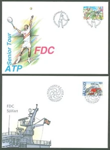 Aland L25 2 FDC 1998 - Sports Tennis - Ships - Picture 1 of 1