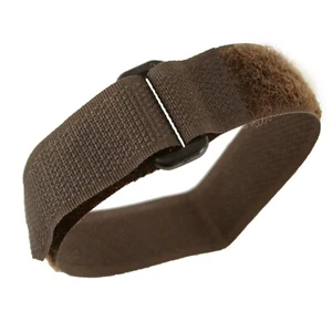 20mm Sport Wrap Nylon Thin Watch Band Waterproof Plain Brown 150 - Picture 1 of 5