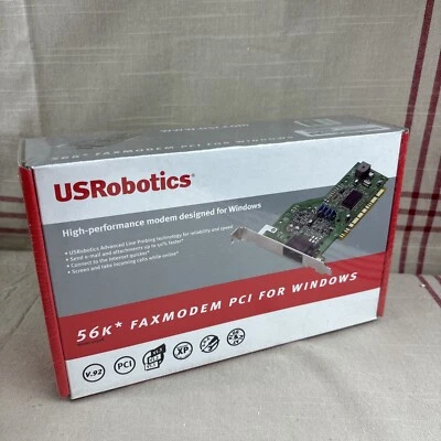 56k Faxmodem PCI for Windows USR New Unopened Old Stock USR5699B US Robotics - Image 1 of 4