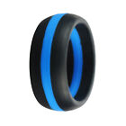Silicone Wedding Ring For active Men  -  Stylish Rubber Band for Sport Gift Love