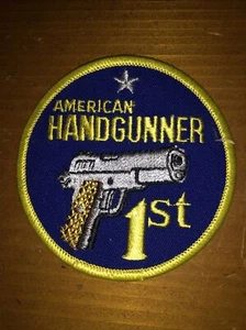 1er Primer Artillero Americano Bordado Parche Coleccionista Caza Coser Edredón Pistolas - Imagen 1 de 2