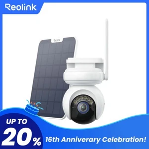 Reolink 4K 8MP Wireless Solar Battery Camera PT 360° Auto Tracking ColorX Vision - Picture 1 of 12